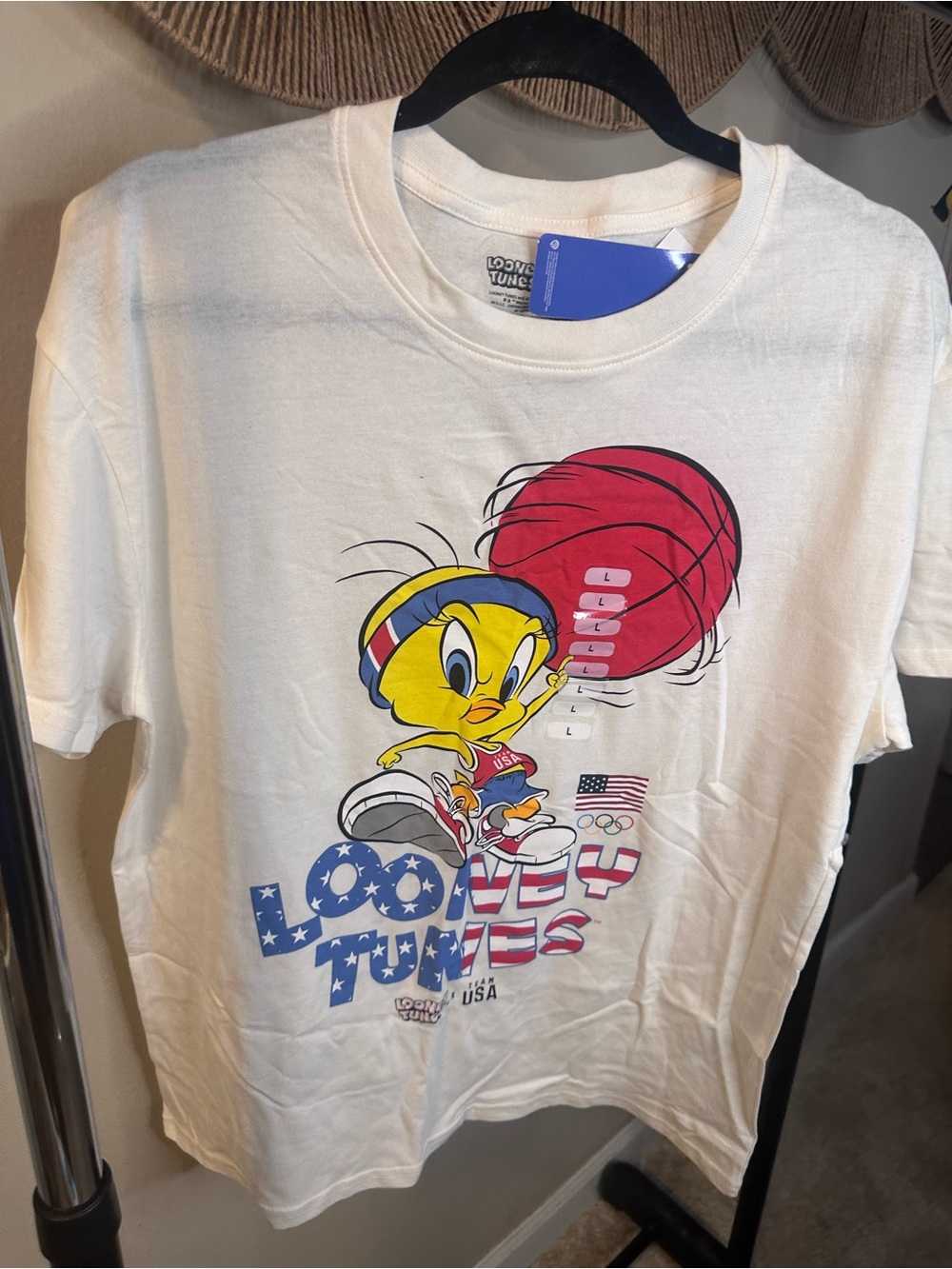 Tweety Basketball Team USA Graphic Tee